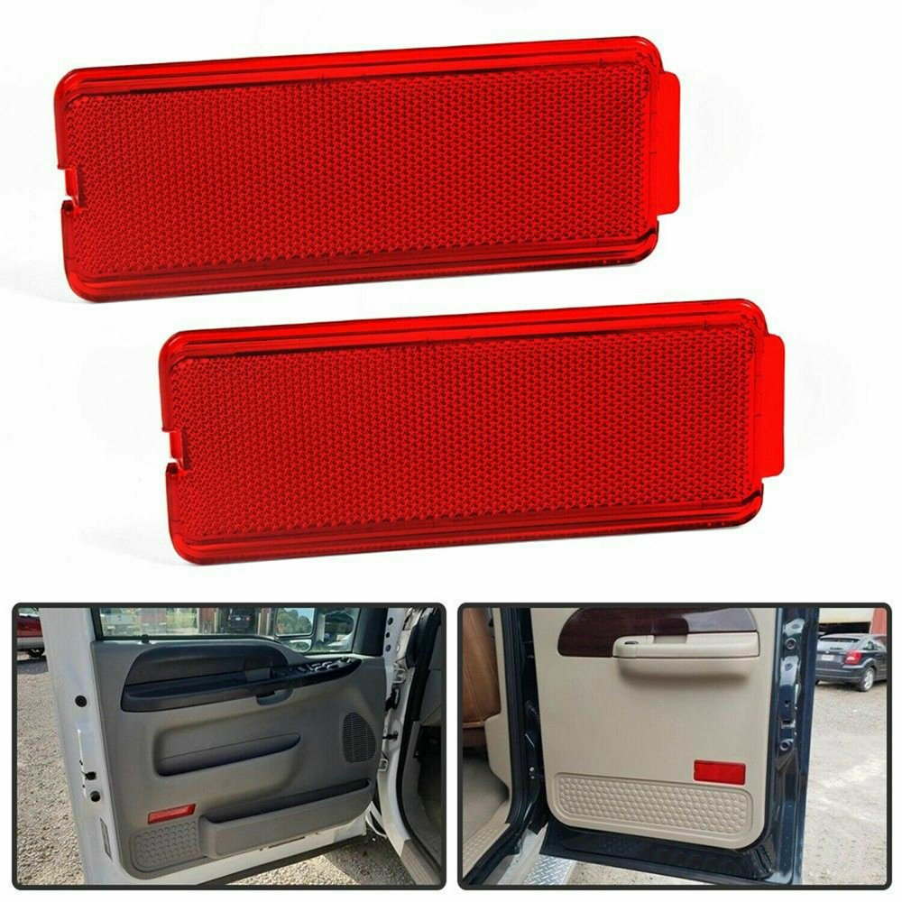 For 99 07 Ford F250 F350 F450 F550 Inside Door Reflector Light Lens 2
