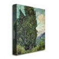 thumbnail image 2 of Trademark Fine Art "Cypresses, 1889" Canvas Wall Art by Vincent van Gogh, 2 of 3
