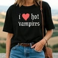 thumbnail image 2 of I Love Hot Vampires T-Shirt, 2 of 5