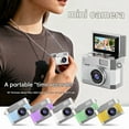 thumbnail image 3 of TAZAG retro thumb camera ccd digital camera flip screen outdoor photography hanging neck portable motion recorder, 3 of 10