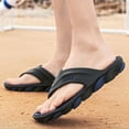 thumbnail image 5 of Flip Flops for Men Anti-Slip Summer Beach Slippers Slip on Comfort Open Toe Slides Casual Sandals, 5 of 9