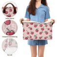 thumbnail image 5 of Yayeee Foldable Storage Basket for Shelves with Handles Waterproof Cloth Bins, Cherries Pattern, 5 of 7