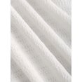 thumbnail image 5 of White Halter Neck Lace Trim Textured A-Line Ruffle Elegant Dress, 5 of 6