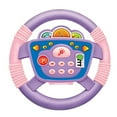 thumbnail image 2 of Volante de simulación de coches, juguete educativo de aprendizaje, juguetes de simulación de conducción. Rosado, 2 of 9