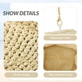 thumbnail image 4 of GASTROPOD Straw Clutch Purses for Women Small Woven Dumpling Bag Summer Beach Clutch Wicker Crossbody Purses, 4 of 7