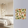 thumbnail image 4 of Yayeee Toggle Light Switch Wall Plate 2-Gang 4.56"x4.48" Decorative Outlet Cover, Beige Leaves, 4 of 7