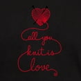 thumbnail image 3 of CafePress - All You Knit Is Love T Shirt - Men's Classic Graphic Cotton T-Shirt, 3 of 4