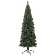thumbnail image 1 of HOMCOM 6ft Artificial Pencil Christmas Tree w/ 618 Branches and Metal Base, 1 of 10