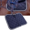 thumbnail image 4 of Soft Double Rope Breathable Double Rope Horse Saddle Pad, Horse Saddle Pad, For Horse Navy Blue, 4 of 8