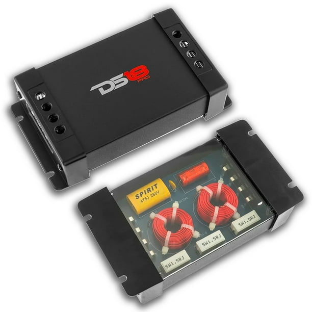 DS18 Car Audio Passive 2 Way Crossovers for Two Way Speaker Tweeter