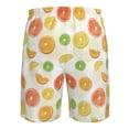 thumbnail image 6 of Kdxio Colorful Lemons Pattern Mens Casual Shorts - Drawstring Summer Beach Sports Shorts for Men, 6 of 9