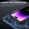 thumbnail image 2 of Compatible with iPhone 15 Pro Case Magnetic Stand [Compatible with MagSafe] [Drop Protection] [Camera Lens Protector] Shockproof Protective Case with Rotatable Invisible Kickstand, Blue, 2 of 16