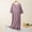 Purple, variant on Naittoop Women's Soft Nightgown Frilly Sleep Dress Summer Short Sleeve Crewneck Comfy Midi Sleepwear