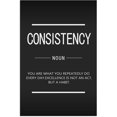 thumbnail image 5 of Motivational Posters Inspirational Wall Art Prints on Canvas Inspiring Quotes Consistency Noun Pictures Wooden Artwork Decorations for Living Room School Office Home Framed[12''W X 18''H], 5 of 7