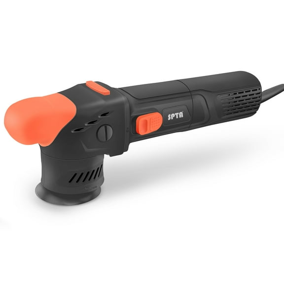 SPTA 3 inch Dual Action 12mm Orbit Polisher Long Power Supply Cord Constant Speed Output For Car Polishing Waxing