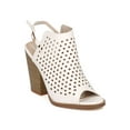 thumbnail image 1 of New Women Nature Breeze Webber-12 PU Perforated Slingback Chunky Heel Mule, 1 of 6