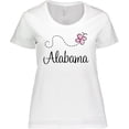thumbnail image 3 of Inktastic Butterfly Alabama Women's Plus Size T-Shirt, 3 of 5