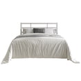 thumbnail image 3 of Home Design Sumter King Metal Bed Frame with Under-Bed Storage, Sturdy Slats, White, Easy Assembly, Adult, 3 of 12