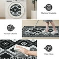 thumbnail image 5 of IsecretJoy Washable Kitchen Rugs Sets of 3, Non Slip Kitchen Mats for Floor Waterproof & Stain Resistant Runner Rug for Kitchen, Laundry Room, Hallway, 5 of 11