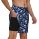 thumbnail image 2 of Fotbe Skull flower tie dye Traje de Baño para Hombre – Shorts de Natación de Secado Rápido con Forro y Bolsillos-3X-Large, 2 of 6