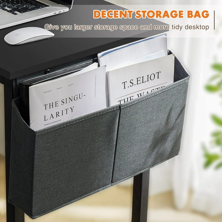 Modern Simple Style Wooden Work Office Desks with Storage Bag and Iron