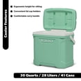 thumbnail image 3 of Igloo 30-Quart Cooler, Mint Portable Ice Chest with Cool Riser Technology, 41 Can Capacity, 3 of 12