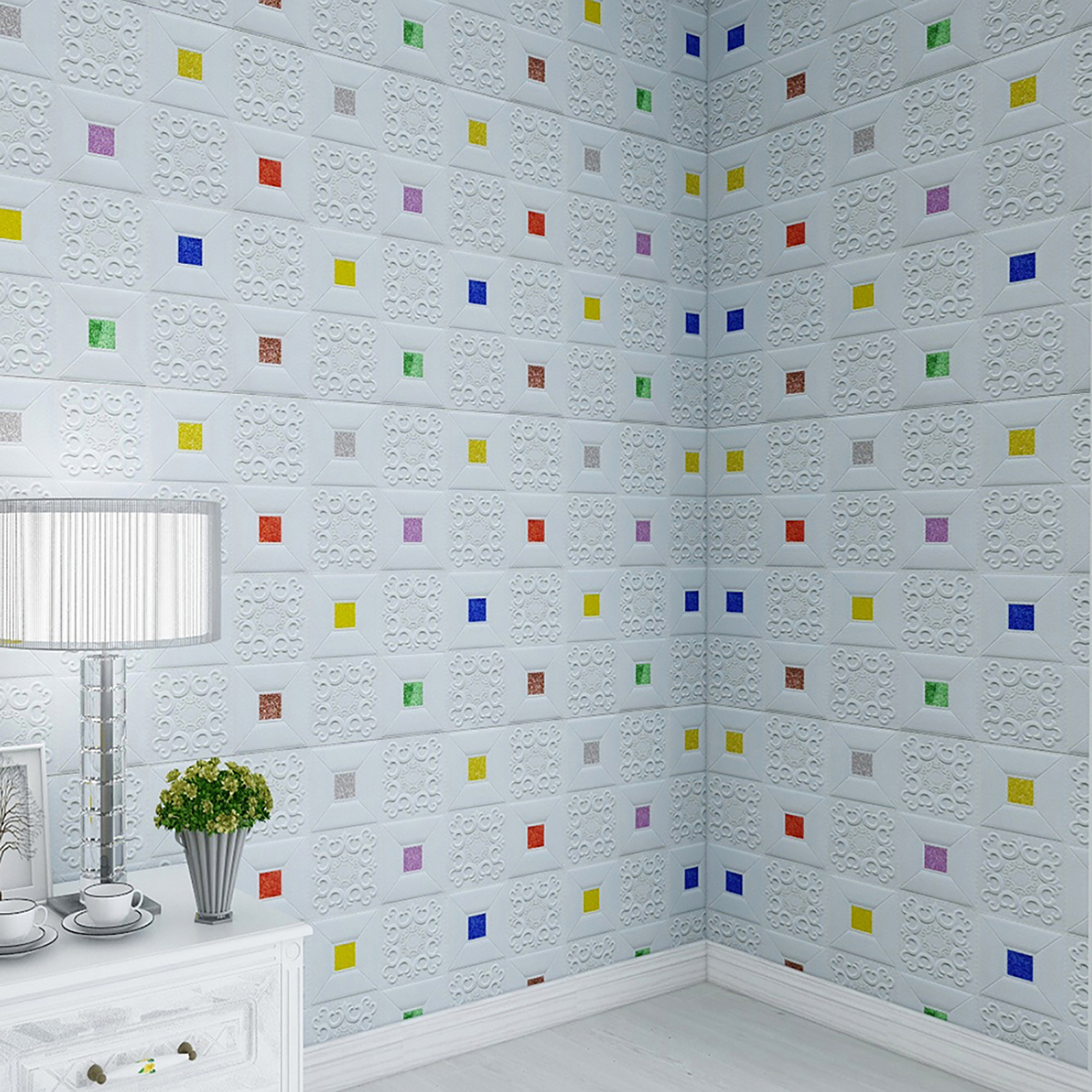 3D Wall Panels Peel And Stick Wall Panels SelfAdhesive Waterproof PE