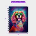 thumbnail image 5 of Hippie Cavalier King Charles Spaniel Portrait oil painting Watercolor Tie-dye Vintage Spiral Bound Journal Dog Lover Gifts 5x7in Spiral Notebook - 00015, 5 of 5