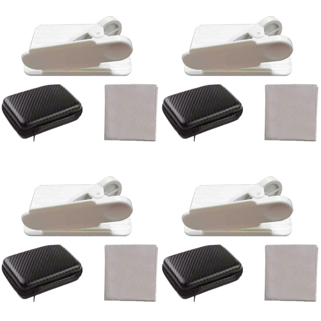Clip Cámara Reflectante para Ajustable para Los Teléfonos Móviles (blanco)