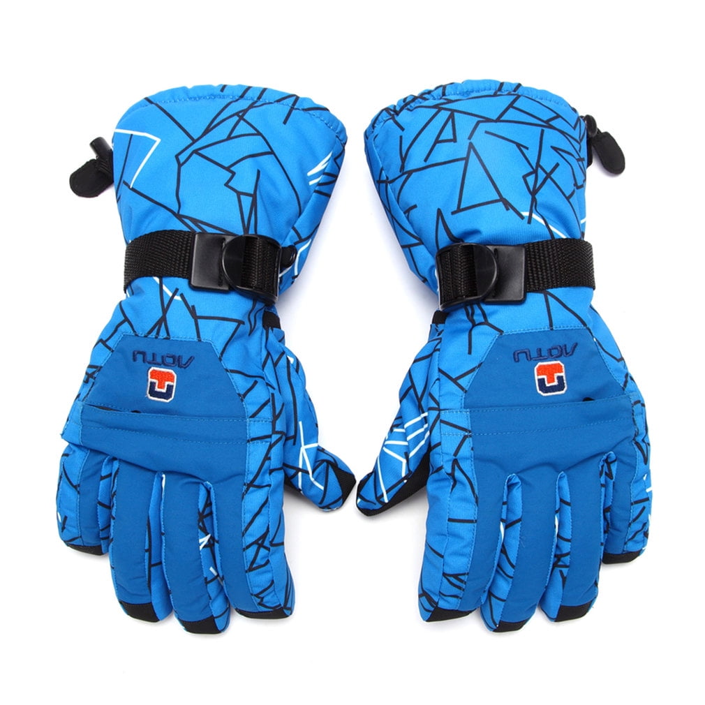 OUTAD Windproof Waterproof Winter Ski Gloves Men Winter Snow Skiing Cycling Cycle Gloves Outdoor Sports Thermal Guantes by WALMART