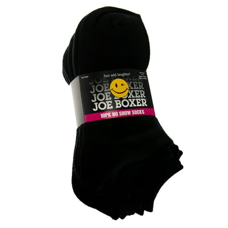 10 pairs joe boxer womens no show socks shoe size 4 10 joe boxer shoe size chart