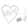 thumbnail image 2 of Letrero de neón con forma de corazón, arte de pared, telón de fondo, letreros LED para Pub, dormitorio, restaurante corazon rosa Yuyangstore Señal de neón, 2 of 8