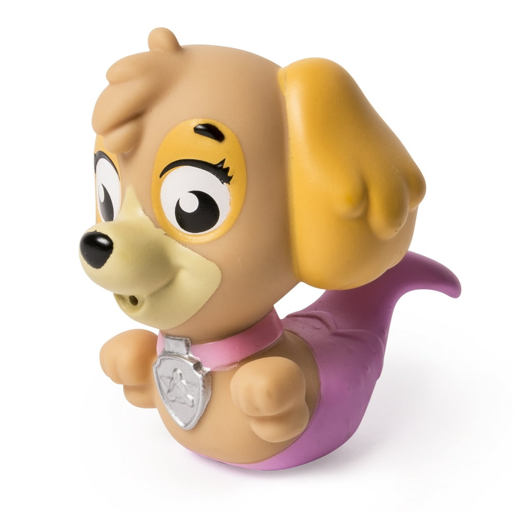 Paw Patrol, Bath Squirter, Merpup Skye Figure