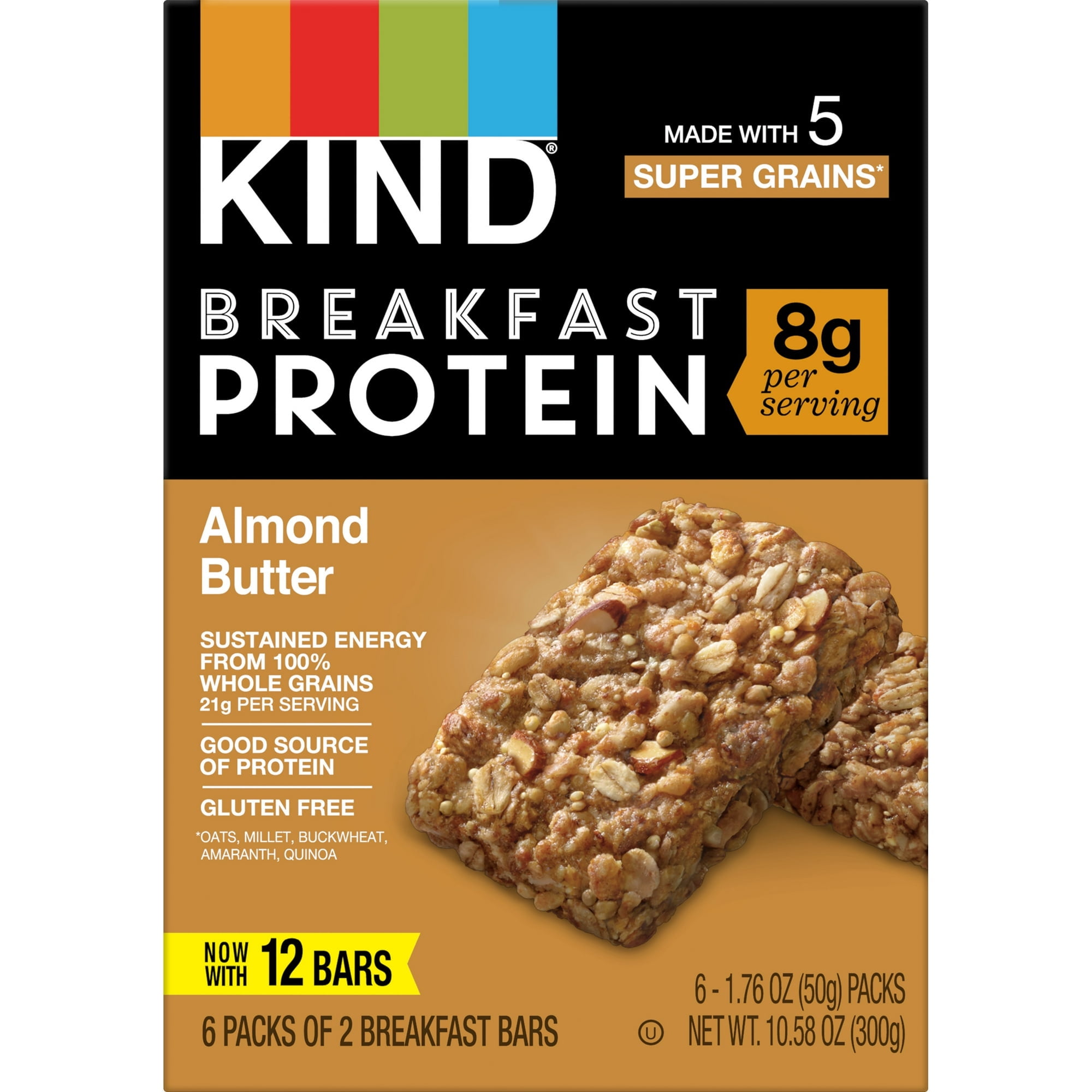 KIND BREAKFAST Almond Butter ( 3 Box )