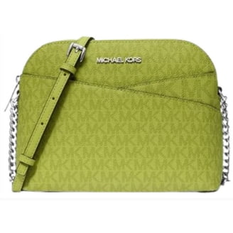Michael Kors Women's Jet Set Travel Medium Crossbody Bag, Camel