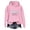 Light Pink, variant on SOFTCCLO Hoodies for Women Long Sleeve Stylish Letter Graphic Drawstring Sweatshirt Oversized Fit Sport Casual Wear Light Pink L