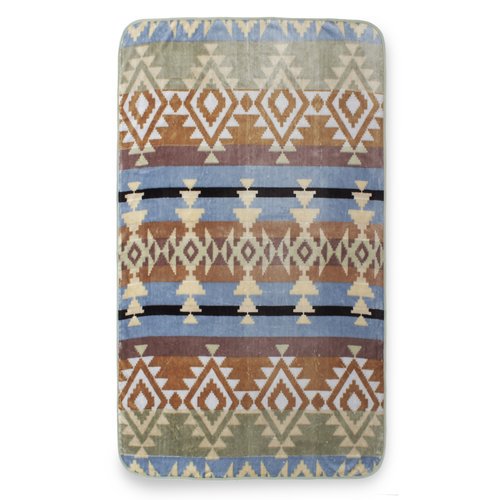 Shavel Home Products Hi Pile Luxury Oversized Throw Prairie