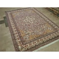 thumbnail image 6 of Ahmedani Linen Medallion Floral Rectangle Area Rug Home Decor Hand Knotted Adult Indoor Any Room Wool Silk Carpet (9 x 6)', 6 of 9