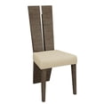 thumbnail image 3 of Titan Furnishings Modern Lacquer Wood Dining Table in High Gloss Gray, 3 of 9