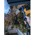 thumbnail image 2 of STYDDI Watering Wand 18”, Metal 9 Pattern Garden Watering Wand with Pivoting Head and Thumb Control, 18-Inch Watering Wand for Garden Hose, Ideal for Watering Hanging Baskets and Shrubs, Flower, Blue, 2 of 8