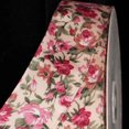 thumbnail image 2 of The Ribbon People Pink and Green American Mauve Rose Wired Craft Ribbon 1.5" x 54 Yards, 2 of 2