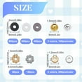 thumbnail image 2 of DIY Jewelry Making Finding Kits Including Polymer Clay Beads Brass Beads CCB Plastic Beads Black 6x1mm Hole: 2mm 2 colors 800pcs/color 1600pcs, 2 of 6