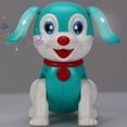 thumbnail image 3 of Interactive Electric Jumping Puppy Toy for Kids 3+, Realistic Bouncing & Ear-Flapping Actions, LED Lights & Cheerful Sound Effects, Durable ABS Plastic, 360° Smooth Surface, Battery-Powered (3xAA, 3 of 6