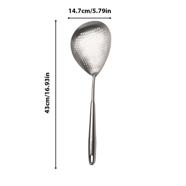TIMIFIS The Shovel Stainless Steel Spoons with Long Handles Are Commonly Used in Kitchens Practical Easy to Clean Large Spoon Capacity Spatula Kitchen Gadgets