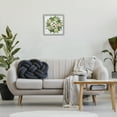 thumbnail image 3 of Stupell Industries Spring Birdhouse Wreath Botanical & Floral Painting Gray Framed Art Print Wall Art, 17 x 17, 3 of 10