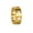 Gold, variant on Unisex Stainless Steel Cool Simple Hip Hop Pipe Cut 8mm Single Row Hollow Cross Signet Amulet Crucifix Ring Black Size 9