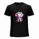 thumbnail image 1 of Colorful Lovely Baby Elephant Tshirt Tee Man Woman Fantasy Cute Animal Short Sleeve Top, 1 of 4