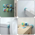 thumbnail image 2 of Tope de puerta, paquete de 6 protectores de pared autoadhesivos para manija de puerta, amortiguador de puerta de animales de dibujos animados, 50mm, 2 of 5