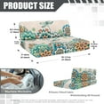 thumbnail image 7 of XYZCANDO Boho Floral Dragonfly RV Dinette Cushion Stylish Camper Accessories Universal Slip Covers for Loveseat Furniture Covers for Sofa and Couch 1 Backrest Cover and 1 Bench Cover White, 7 of 7