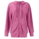 thumbnail image 2 of Suéteres para Mujer, Sudaderas de Punto de Larga con Cremallera, Sudaderas Acanaladas, Sudaderas Casuales Holgadas con Bolsillo. Rosa XXL, 2 of 9